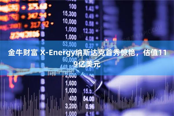 金牛财富 X-Energy纳斯达克首秀惊艳，估值119亿美元